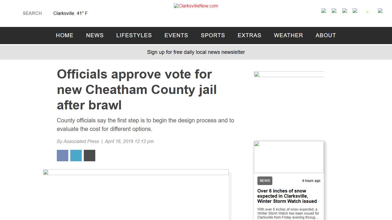 Officials approve vote for new Cheatham County jail after brawl - ClarksvilleNow.com